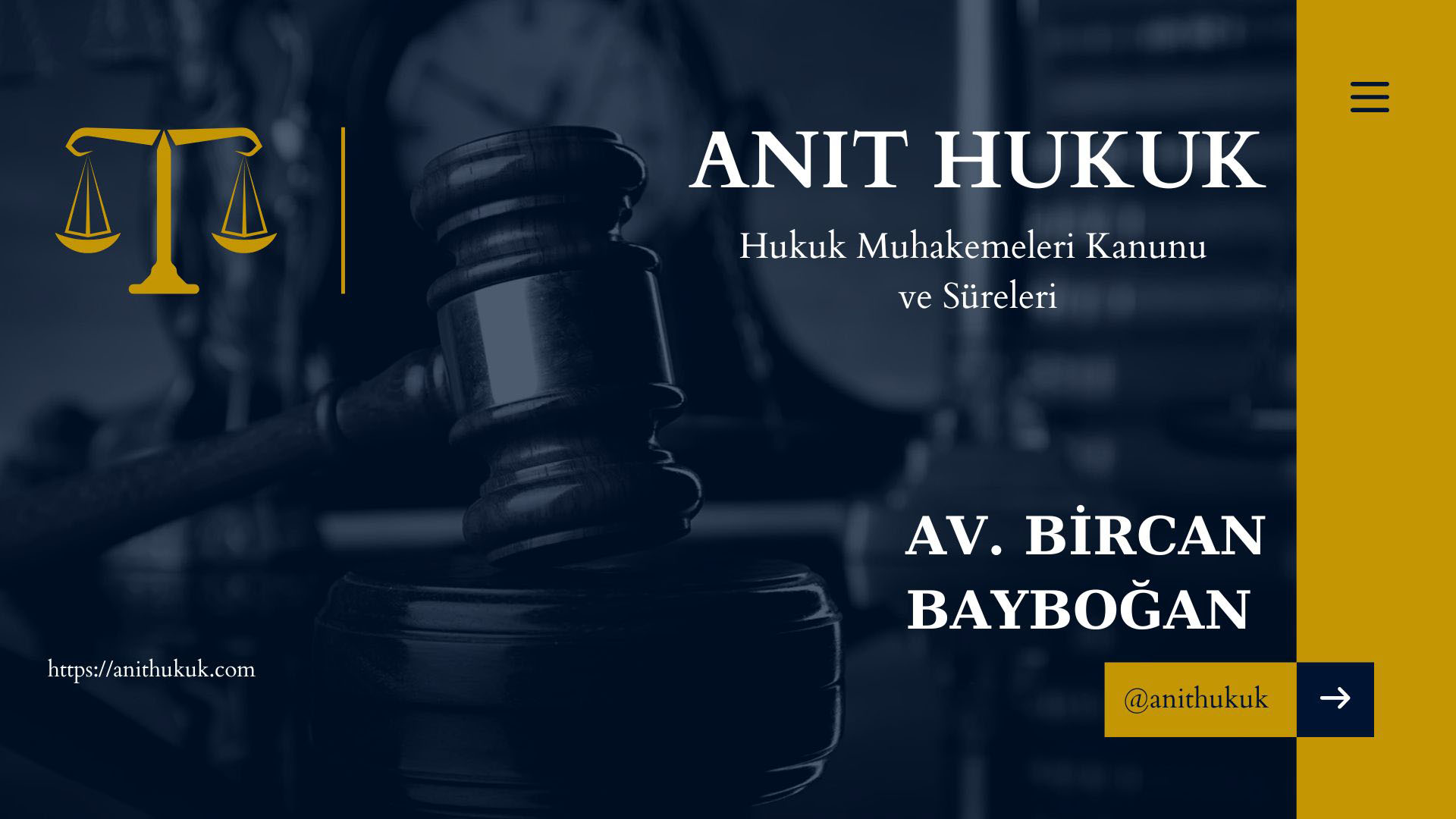 Hukuk Muhakemeleri Kanunu ve Süreleri 1 - 182 1 Hukuk Muhakemeleri Kanunu