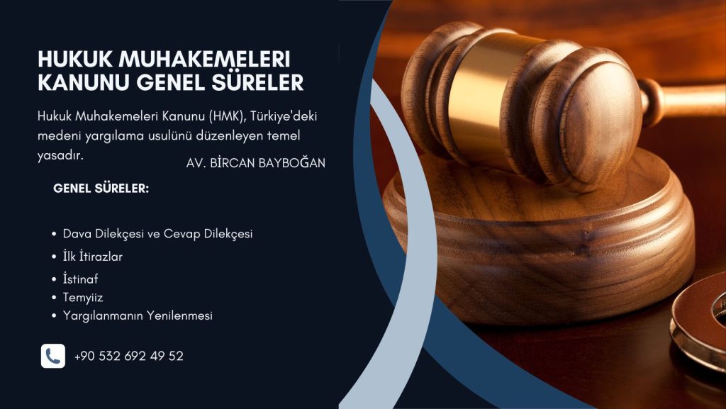 Hukuk Muhakemeleri Kanunu ve Süreleri 1 - 182 2 hukuk_muhakemeleri_kanunu