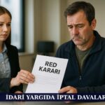 İdari yargıda iptal davaları – Avukatın müvekkile red kararını göstermesi