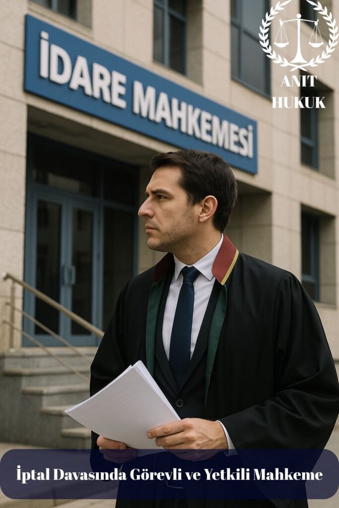 İdari Yargıda İptal Davaları, İYUK 2577 3 İptal davasında görevli ve yetkili mahkeme – Avukatın idare mahkemesi önünde durması